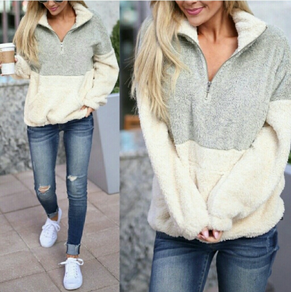 🍀 JUSTINE Soft pullover - TAUPE